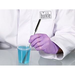 Espátula Multifuncional para Polvo en Acero Inoxidable, Forma Cuadrada de Media Copa, Diseño Plano Preciso - Burkle GmbH, Hecho en Alemania - Product Image 2