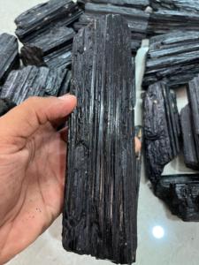 Turmalina Negra Natural Genuina, Cristal en Bruto, Mineral en Bruto, Cristales Curativos a Granel, Piedra de Protección, Rocas Energéticas - Product Image 6