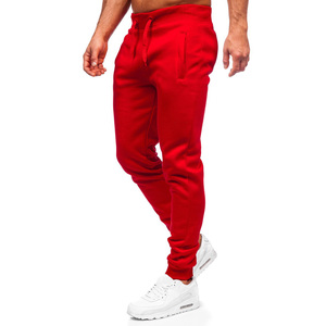 Wholesale 100% Cotton <b>Skinny</b> Casual <b>Jogger</b> Sweatpants Gym Slim <b>Fit</b> Trousers with Custom Logo Flat Front Style at Cheap Price - Product Image 4