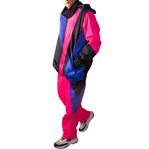 Tenues coupe-vent pour femmes survêtements survêtements coupe-vent de qualité supérieure avec manches longues fermeture éclair avant taille élastique ensemble coupe-vent - Product Image 5