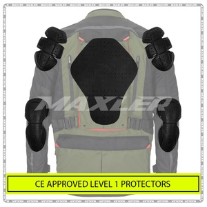 Veste de moto longue en textile certifiée CE, imperméable, vente en gros d'usine OEM, exportateur de marque privée - Product Image 3