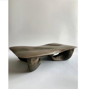 Silver metal legs style living room furniture round modern Decorative Home Decor Modern Metal Side <b>Table</b> - Product Image 2