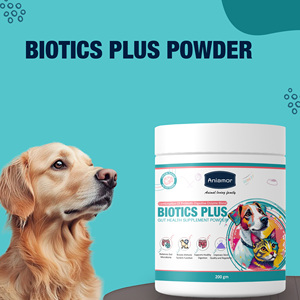 Aniamor Biotics Plus 200gm polvo OEM Gut biotic probióticos en polvo para mascotas suplemento sanitario para mascotas - Product Image 6