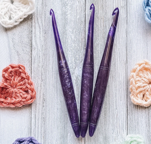 Crochets à crochetage ergonomiques, durables et simples, en résine multicolore, faits à la main, avec logo personnalisé, pour le tricot à la main, vente en gros depuis l'Inde - Product Image 4