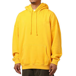 Sudadera con capucha de otoño bordada con estampado personalizado para hombre, sudadera de gran tamaño ecológica de algodón liso, suministro directo de fábrica - Product Image 3