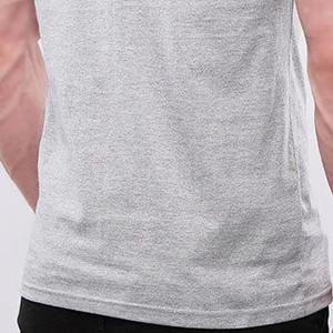 Camiseta de algodón 100% de alta calidad, ropa de calle con cuello en V, ajuste Regular, camiseta de diseño de cuello redondo personalizable para hombres - Product Image 3