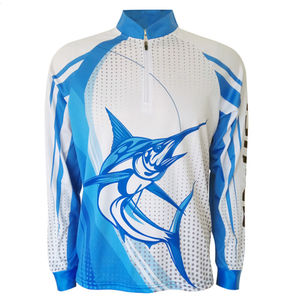 Jerseys de pesca transpirables de sublimación con logotipo personalizado a la moda, precio razonable y de alta calidad - Product Image 1