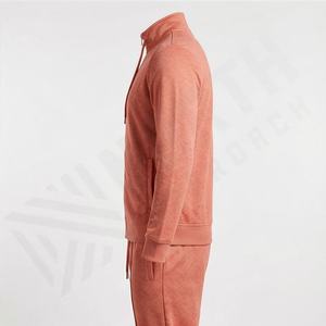 Conjunto Deportivo de Felpa Gruesa de Algodón Unisex para Hombre, Chándales Casuales con Logotipo Personalizado, Sudadera con Capucha Lisa y Pantalones Deportivos para Hombre - Product Image 3