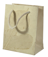 Impression de logo personnalisé sac d'emballage en papier de haute qualité fait à la main en coton recyclé feuille imprimée cadeau pour festival et boulangerie
