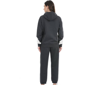 Unisex Winter Breathable Hooded Fleece Streetwear Printed Tracksuit <b>Set</b> Solid Pattern <b>Plus</b> XXL OEM Service Available Adults - Product Image 2