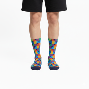 Chaussettes unisexes à motif numérique imprimé, fabriquées par le fabricant avec votre design, logo et marque, chaussettes personnalisées OEM - Product Image 3