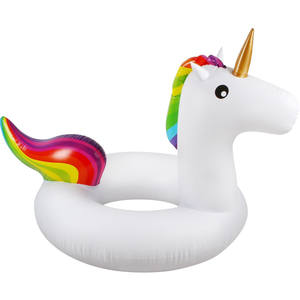 Colchoneta Inflable de PVC Martom Unicornio XXL, Colchón de Natación Portátil y Ecológico para Juegos Acuáticos y Piscinas, Unisex - Product Image 4
