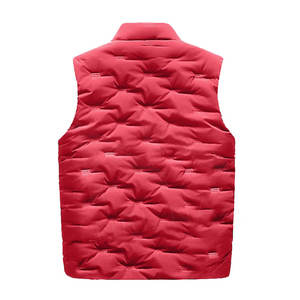 Nouveau design, mode hiver, chauffe-corps personnalisé pour l'hiver à col montant, gilet en coton pour hommes, vestes bouffantes sans manches - Product Image 6