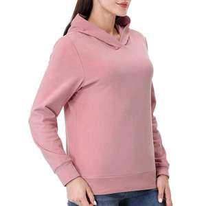 <b>Women</b> Hoodie Thermal Pullover casual streetwear Drop Shoulder figures breathable Eco friendly hoodies Knitted - Product Image 6
