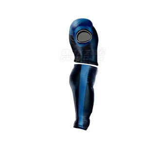 Uniforme de football américain de haute qualité 100% polyester respirant manches courtes ensemble de prix bas - Product Image 3