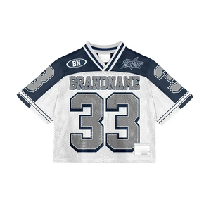 2025 Custom Logo Sublimation Football Kits Breathable Mesh Soccer & American Football Jersey for Men & Women Custom Teamwear - Product Image 5