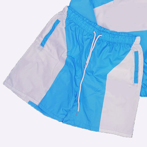 Conjunto de chándales cortavientos para hombre, conjunto de pantalones cortos cortavientos para hombre, conjunto corto cortavientos de diseño Popular, conjunto de nailon para hombre - Product Image 2