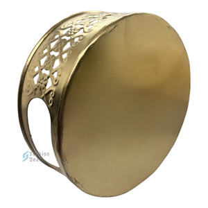 Elegante cesta de bandeja de hierro Pichwai de metal para servir festivales y cestas de decoración de regalos - Product Image 6