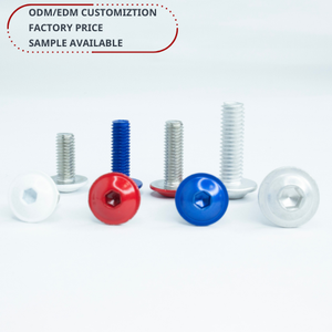 สกรูหัวกระดุมอลูมิเนียมไทเทเนียมคุณภาพสูงตัวยึดทนทานต่อการกัดกร่อนน้ำหนักเบาสำหรับการใช้งานที่แม่นยำ - Product Image 6