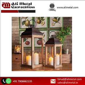 Candelabro de madera moderno con diseño de marco natural para adiciones decorativas diarias y navideñas - Product Image 6