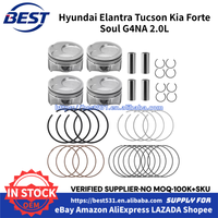 MBSGSW Kit de reconstruction de moteur Vilebrequin Pistons Roulement Con-rod pour Hyundai Elantra Tucson Kia Forte Soul G4NC2.0L 2012-2019