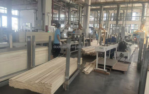 Thiết kế hiện đại gỗ rắn <span class=keywords><strong>MDF</strong></span> thông lvl ván ép khung cửa khuôn cho biệt thự và nội thất khách sạn gỗ cửa vỏ - Product Image 5