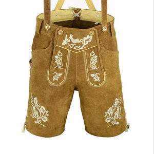 Traje Tradicional Bávaro de Oktoberfest, Lederhosen, Color Marrón - Product Image 1