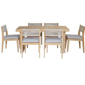 Ensemble de meubles de jardin de luxe en teck massif, avec des matériaux durables et résistants pour la décoration intérieure - Product Image 2