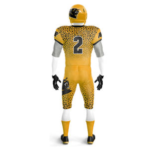 Gran oferta, uniforme de fútbol americano para hombres de poliéster 100%, diseño juvenil transpirable de alta calidad, nueva técnica de sublimación - Product Image 4