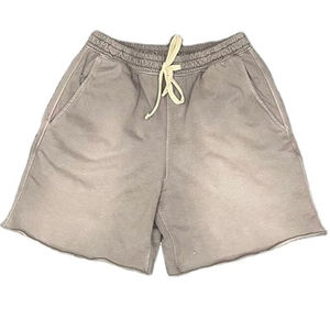 Pantalon court d'été Active Wear Blank Jogging Vintage Distressed Acid Washed Sports Shorts pour hommes - Product Image 5