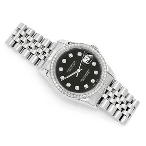 Reloj de Moda con Incrustaciones de Moissanita, Estilo Audaz con Diamantes VVS, para Hombre, de Acero Inoxidable, con Esfera de Cuarzo y Cristal, Personalizable - Product Image 3