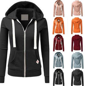 Sudadera con Capucha Personalizada para Mujer, 100% Algodón, Forro Polar Ligero, Manga Larga, Corte Regular, Ecológica, Resistente al Viento, para Invierno - Product Image 1