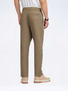 กางเกงขายาวลำลองแบบสวมซิปด้านข้างแฟชั่นใหม่ปี 2026 ผ้าแคนวาสสีดำ-เทา แห้งเร็ว สไตล์สปอร์ต แนวสตรีท สำหรับผู้ชาย - Product Image 4