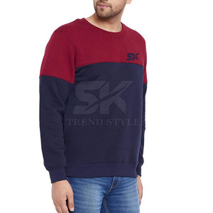Men Winter Wear <b>Sweatshirts</b> Solid Color Split Color <b>Plain</b> <b>Sweatshirts</b> Fashion Wear <b>Sweatshirts</b> For Men - Product Image 3