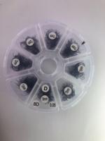Boîte de cils pré-faits en éventail 2D-10D, volume, base pointue, longueurs mixtes, poils synthétiques, 1200 éventails/boîte, semi-faits à la main, personnalisables