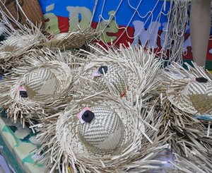 Wholesale Straw Hat <b>Sombrero</b> Beach for Both Men and Women Multi Coloured Mexican Palm Leaf Straw Hat Seagrass in Vietnam - Product Image 5