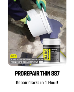 Thanh 887 vữa sửa chữa sàn mỏng có độ bền cao dựa trên nhựa-tự san phẳng vết nứt & phụ kiện chung cho bê tông & gạch 13kg + 6kg - Product Image 2