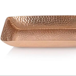 ถาดทองแดงสำหรับเสิร์ฟพร้อมภาชนะใส่อาหารครบชุดสำหรับการตกแต่งบ้านสุดหรู - Product Image 1