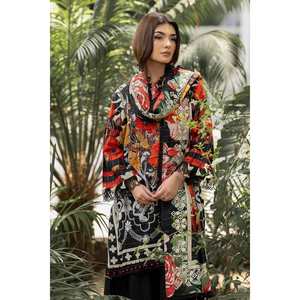 Traje Salwar Kameez de 3 Piezas sin Coser con Rayas Mehsuri, Ropa Étnica India K-52021 Hecho de Algodón y Georgette - Product Image 6