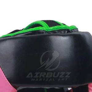 อุปกรณ์กีฬาสำหรับนักมวย MMA อุปกรณ์ป้องกันศีรษะทำจากหนังของผู้ชายแบบพรีเมี่ยม - Product Image 4