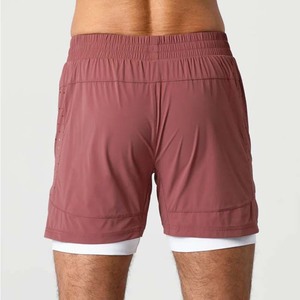 80% Nylon 20% Elastane Autumn <b>Men's</b> Compression Lined <b>Woven</b> Training <b>Shorts</b> with Front Slip Pockets Jogger <b>Men's</b> Clothing <b>Shorts</b> - Product Image 4