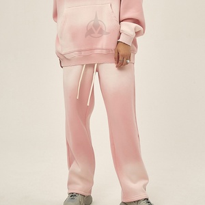 Produit le plus vendu Ensemble de survêtement homme femme élégant personnalisé délavé au soleil Vente en gros Survêtement femme de haute qualité délavé à l'acide - Product Image 3