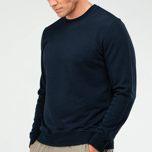 Pull pour hommes avec logo personnalisé pull oversize à épaules tombantes haut de rue lourd - Product Image 1