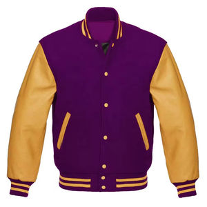 Best Selling Custom Street Wear Winter Jacket Casual Plus Size Men's Jackets Coat Basketball Varsity Jackets for men - Product Image 3