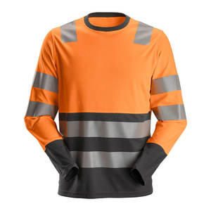 Chemise de travail industrielle personnalisée, respirante, haute visibilité, vente en gros, t-shirt à manches longues haute visibilité - Product Image 5