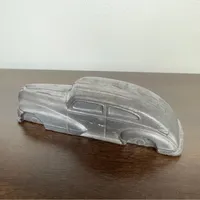 Voiture miniature vintage en aluminium, modèle de collection, véhicule de luxe antique, auto classique Art Déco, décoration d'intérieur de haute qualité, cadeau