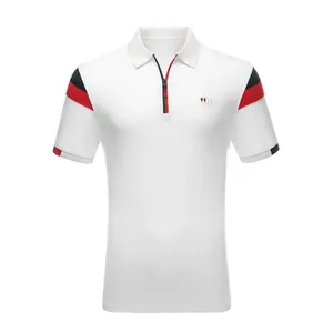 Polo sublimado con cremallera para hombre, camiseta polo personalizada transpirable de alta calidad, camiseta de talla grande con diseño y logotipo personalizados - Product Image 5