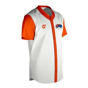 เสื้อเบสบอลแบบกำหนดเองสำหรับวิทยาลัยและสโมสร ผ้าทนทาน ดีไซน์แขนสั้น - Product Image 5