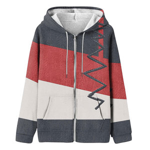 Sudadera con Capucha de Invierno para Mujer, Sublimada, Transpirable, de Tela de Rizo, con Diseño de Impresión Completa, Múltiples Colores, Bolsillo Tipo Canguro - Product Image 1