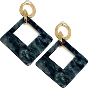 High-Quality Newest Design Resin Earrings Beautiful Design for Ladies Earrings Handmade Polished Earrings - Product Image 1